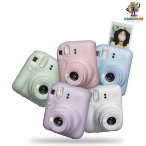 Máy ảnh chụp lấy liền Fujifilm Instax Mini 12, Bộ phụ kiện MiniMate & Hộp đựng tùy chỉnh,  Gói phim Instax